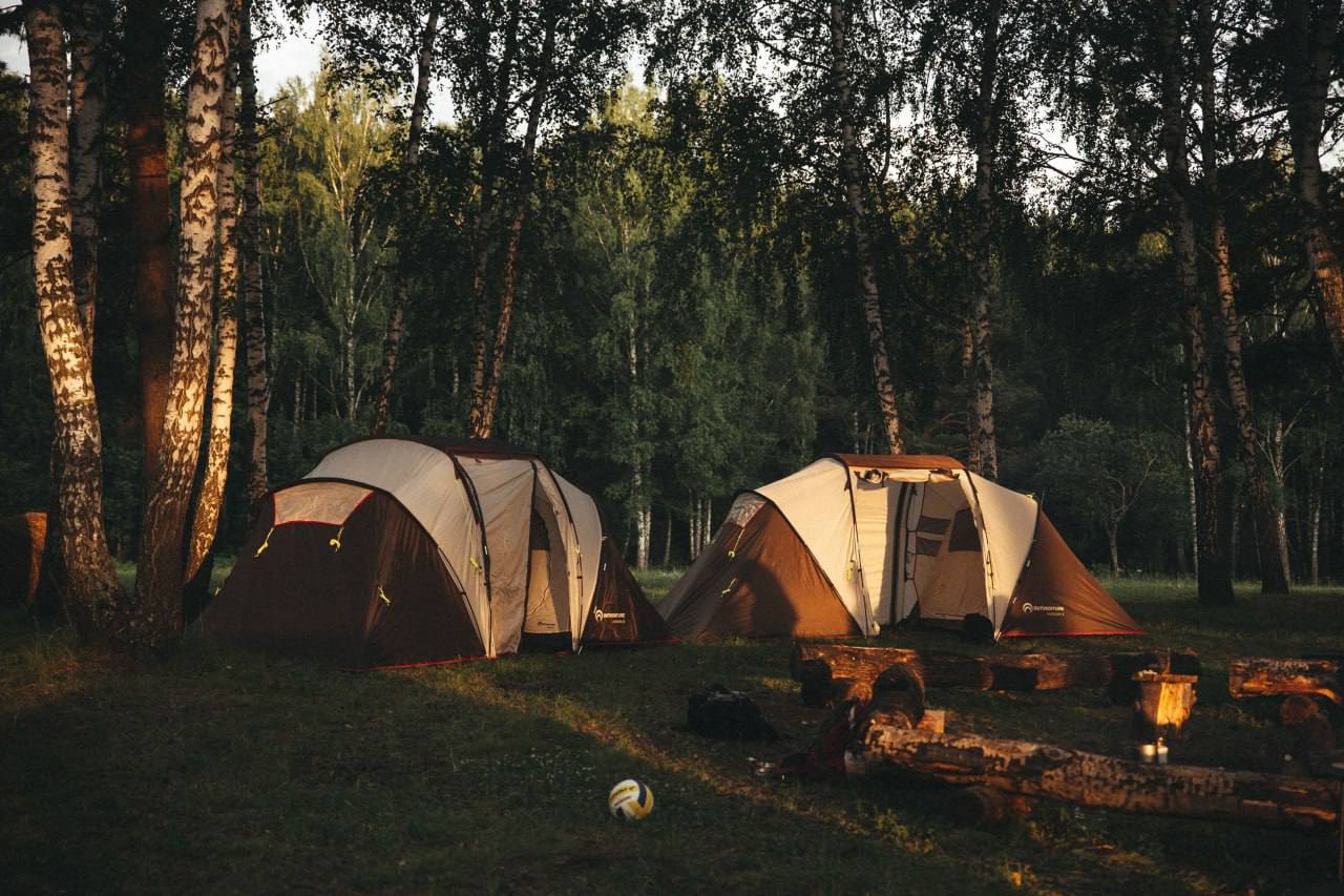 Палаточный городок на территории фестиваля
